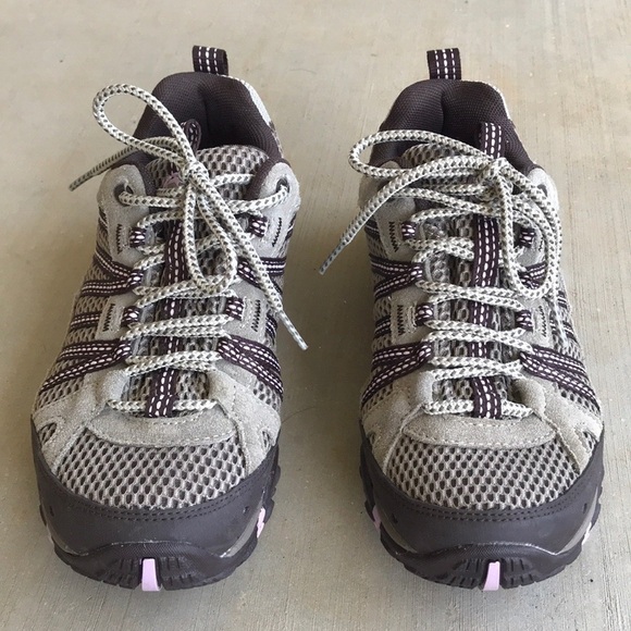 Merrell Yokota Hiking Shoes Aluminum Orchard Bloom - Picture 2 of 9